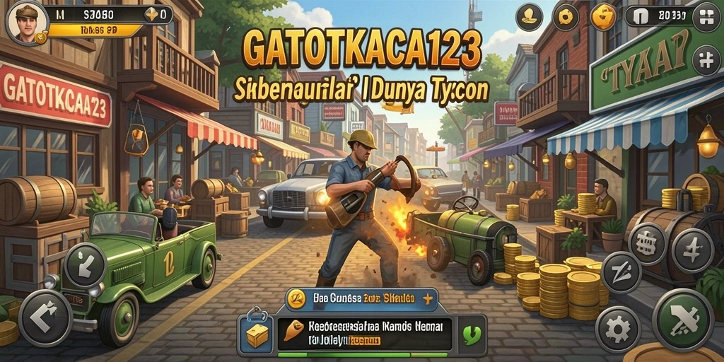 Screenshot GATOTKACA123 menunjukkan gameplay Tycoon yang menarik.