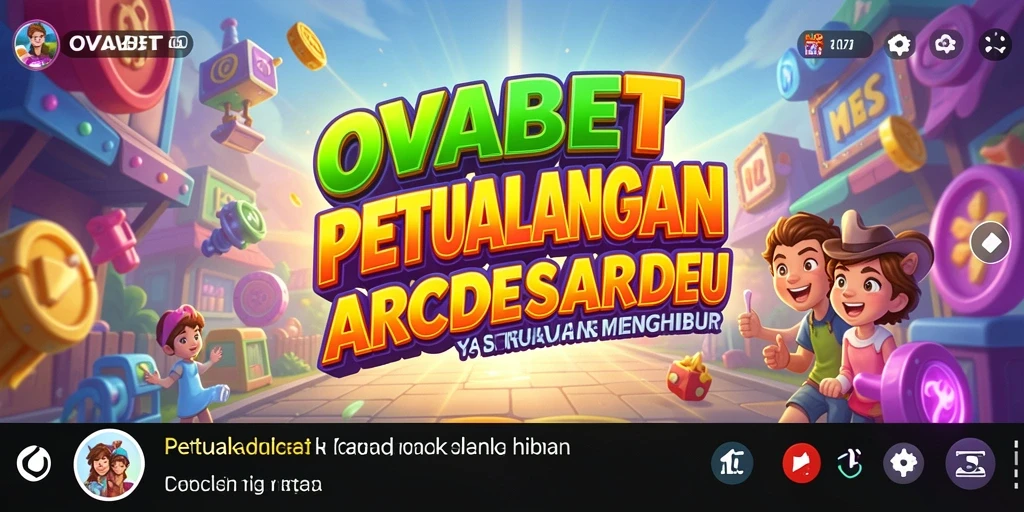 Tangkapan layar utama OVABET menunjukkan aksi seru dalam gameplay Arcade.