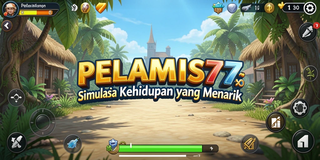 Screenshot PELAMIS77 menunjukkan gameplay simulasi yang mengasyikkan dan interaktif.