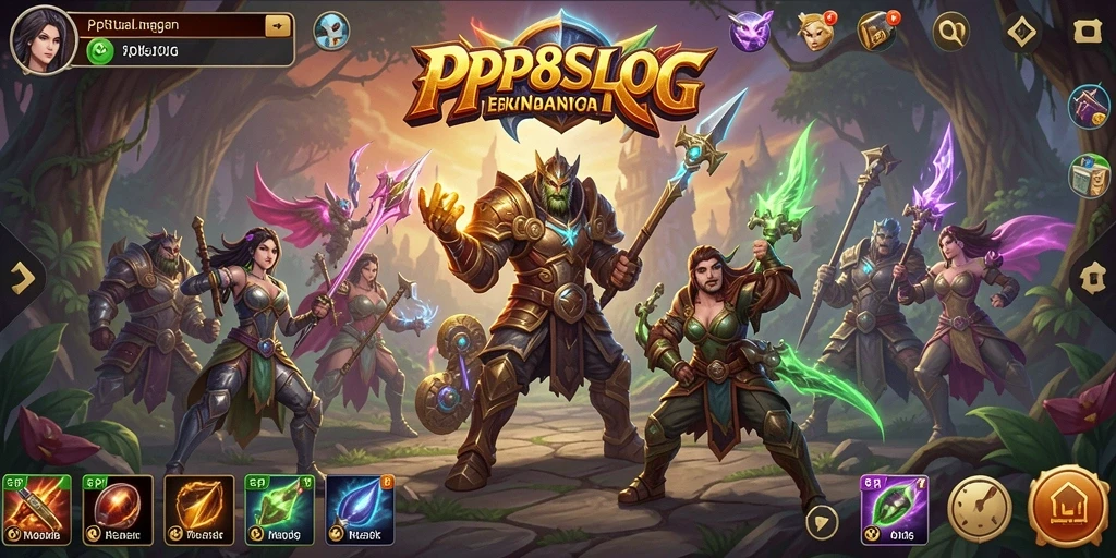 Gameplay menarik dalam PP8SLOT dengan grafis RPG yang memukau.