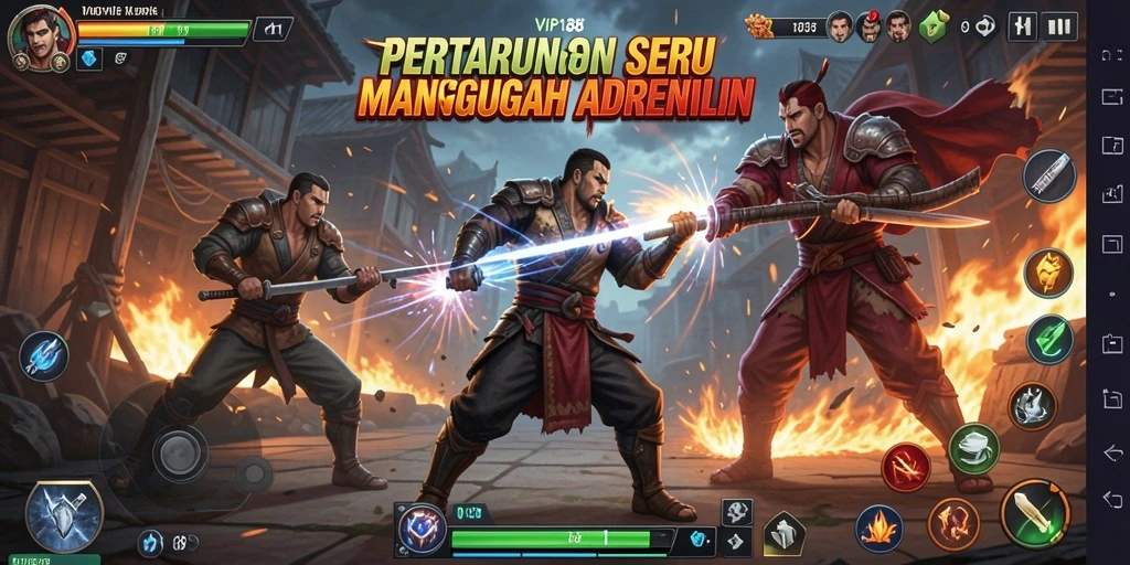 Gameplay Fighting yang mendebarkan di VIP188.